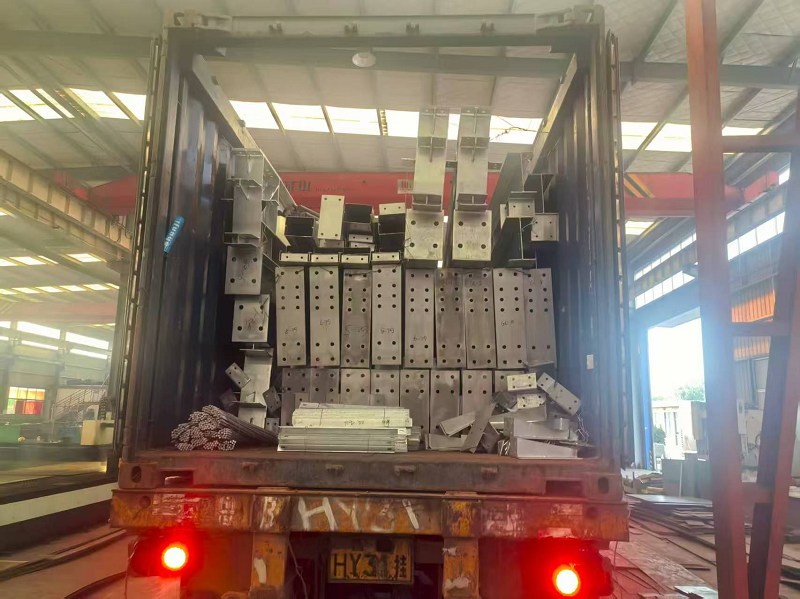 Customized Steel Structure Galvanized Plant Shipped to the Falkland Islands
