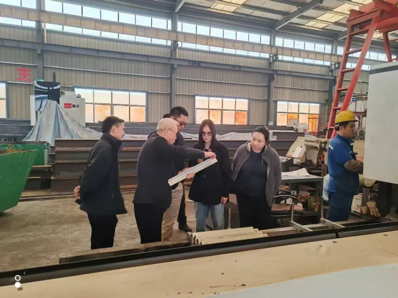 News on Mongolian Customers Inspecting Steel Structure Bridge Pre-Assembly (Condensed Version)