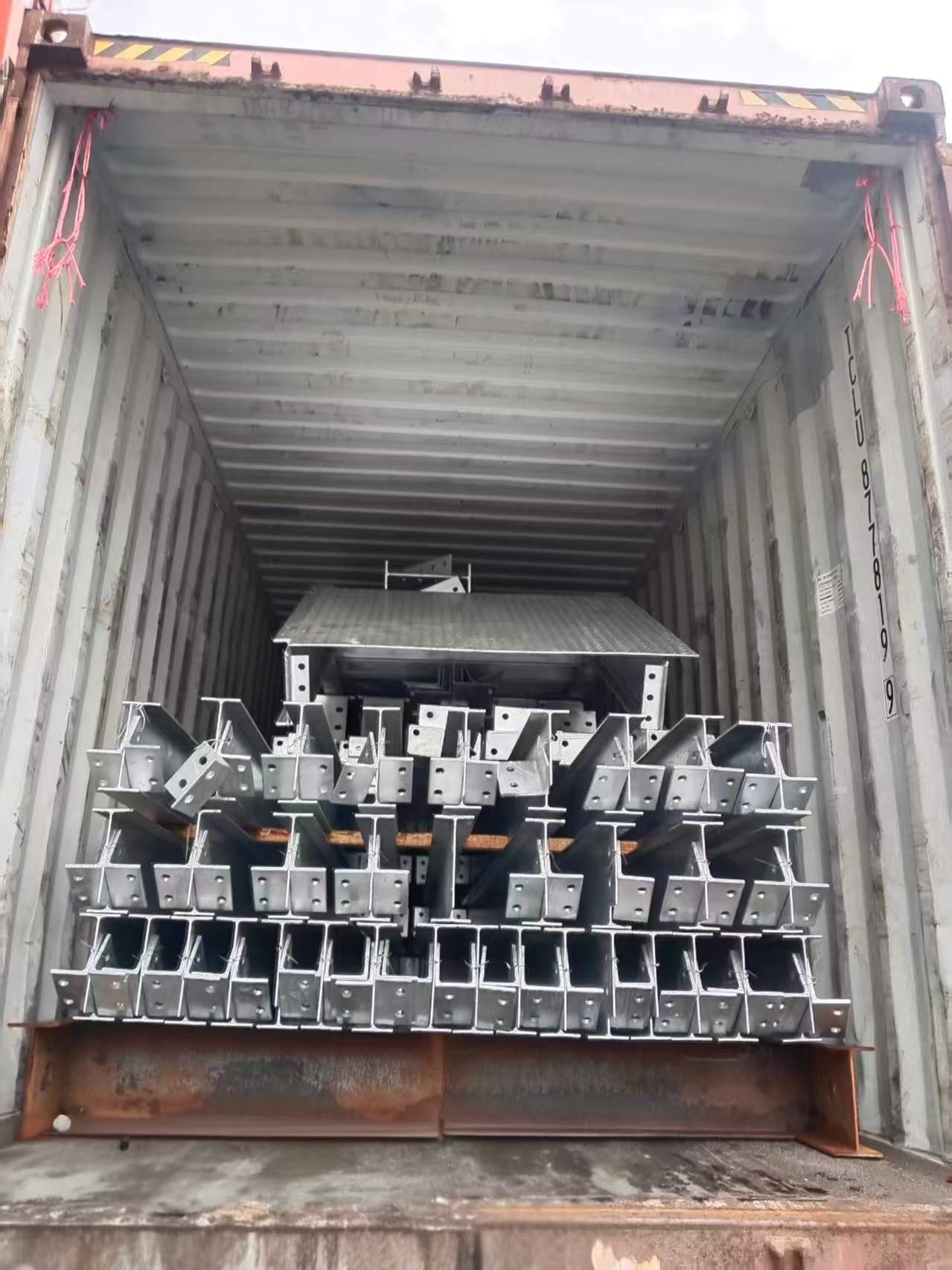 Final batch of steel structure components dispatched to Samoa